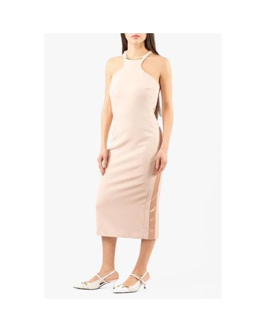 Elisabetta Franchi Pink Midi Dresses