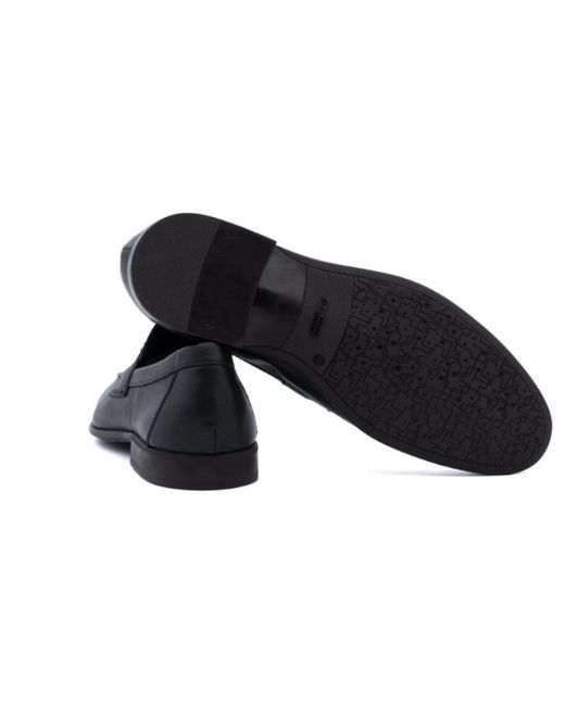 Antica Cuoieria Black Loafers for men