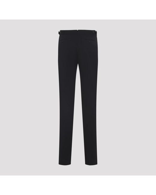 Tom Ford Blue Wool Pants for men