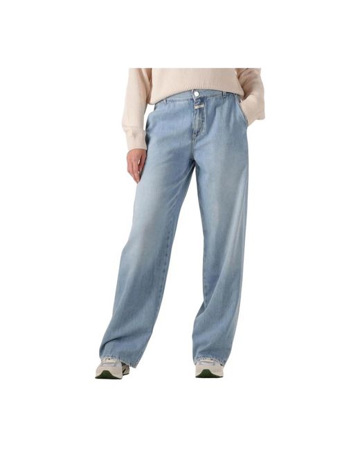 Closed Blue Wide Leg Jeans