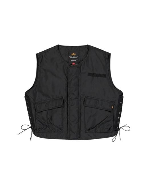 Alpha Industries Black Waistcoats for men