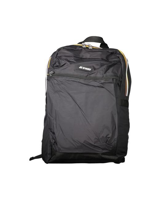 K-Way Schwarzer Polyamid Herren Rucksack in Black für Herren