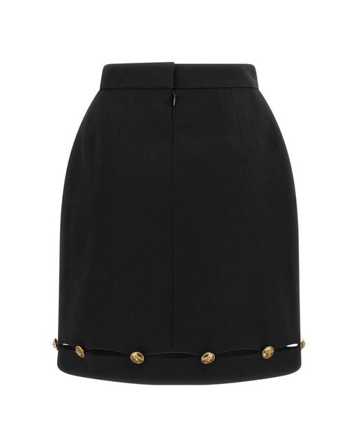 Short Skirts Versace de color Black