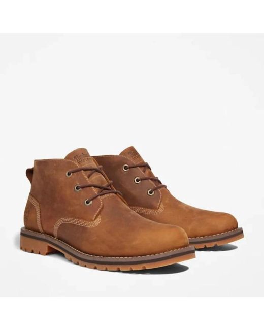 Timberland Brown Lace-Up Boots for men
