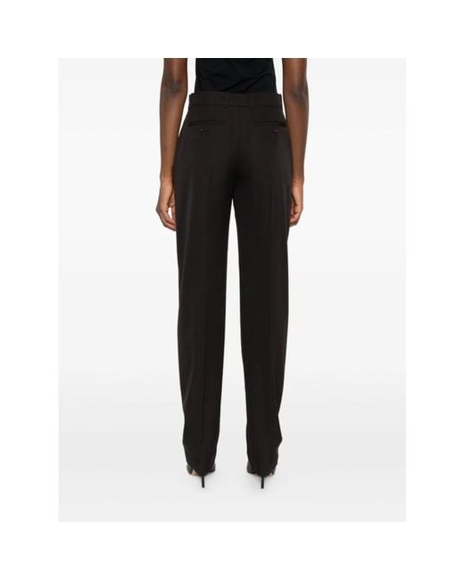 McQueen Black Wide Trousers