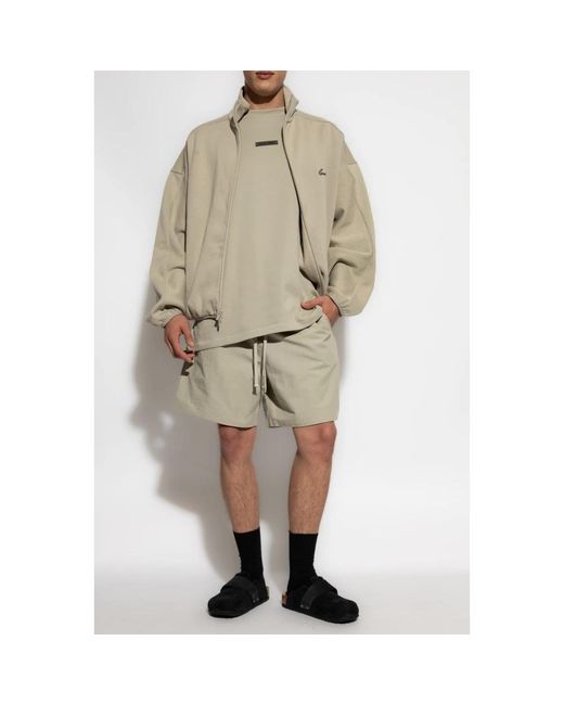 Fear Of God T-Shirt Met Logopatch in het Natural voor heren
