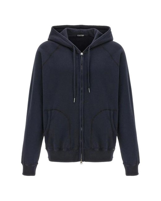 Zip-Throughs di Tom Ford in Blue da Uomo