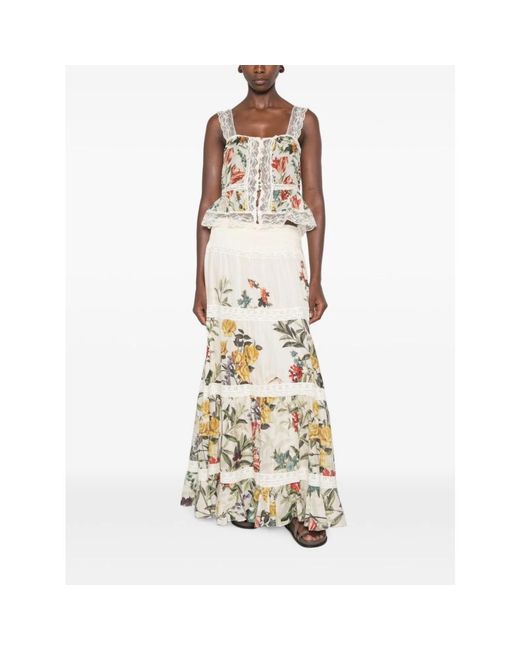 Alice + Olivia White Sleeveless Tops