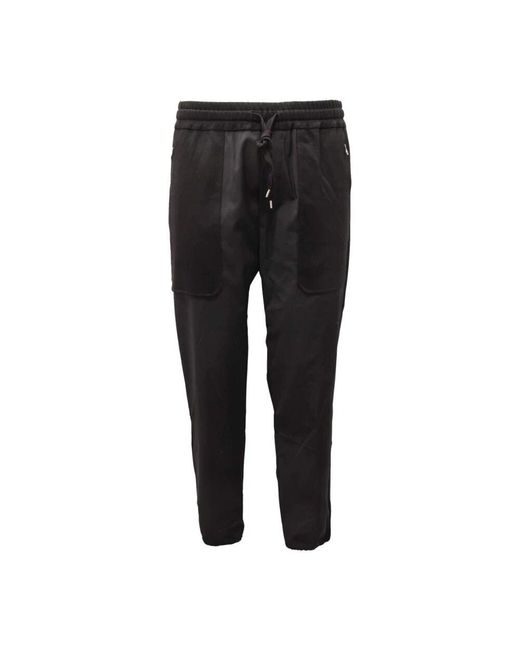 Paolo Pecora Schwarze Hose 22I C1M0 B051 in Black für Herren