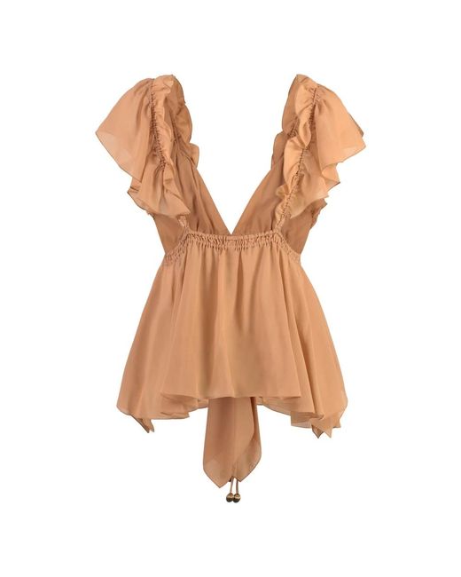 Chloé Blouses in het Brown