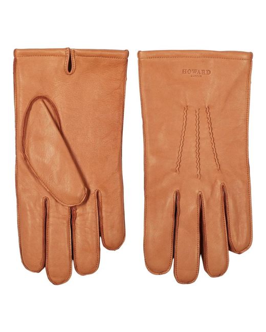 Howard London Brown Gloves for men