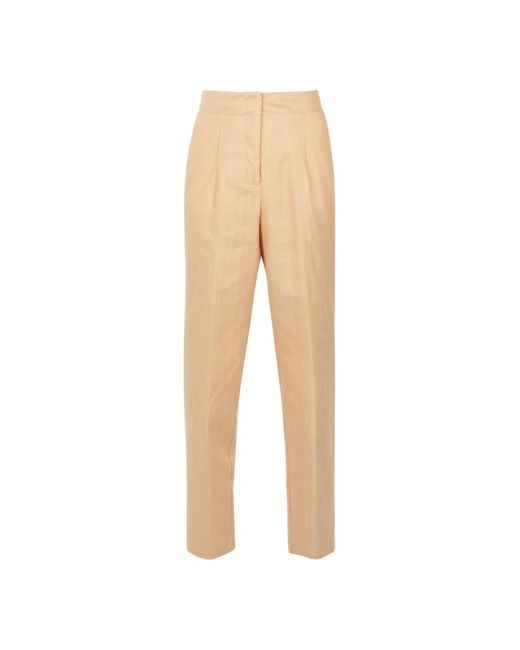 Trousers Soallure de color Natural