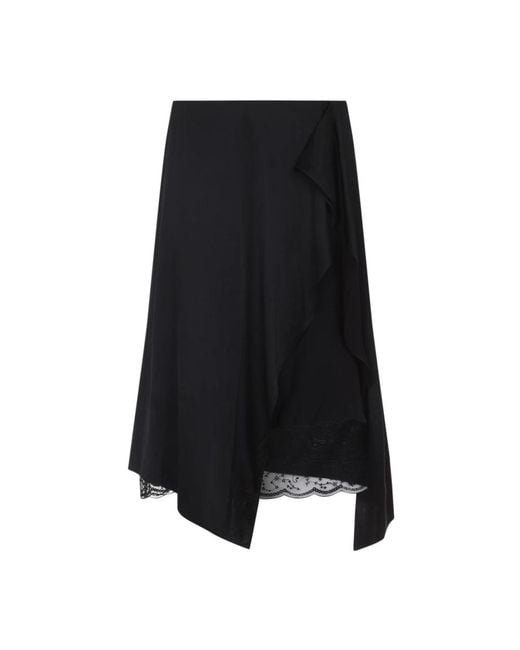 Acne Black Midi Skirts