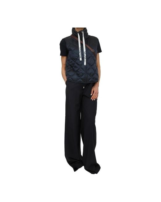 Max Mara Black Waistcoats
