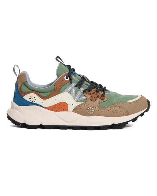 Flower Mountain Gray Sneakers for men