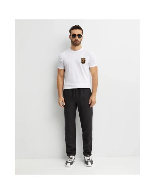 Dolce & Gabbana Black Slim-Fit Trousers for men