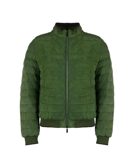 Moorer Green Down Jackets for men