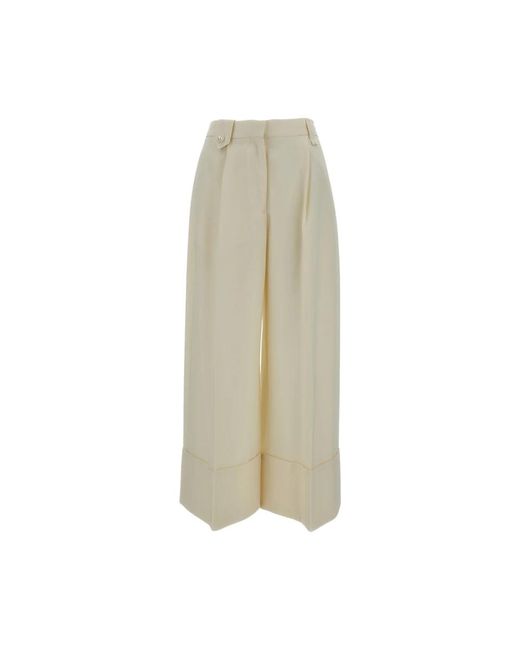Simone Rocha Natural Wide Trousers