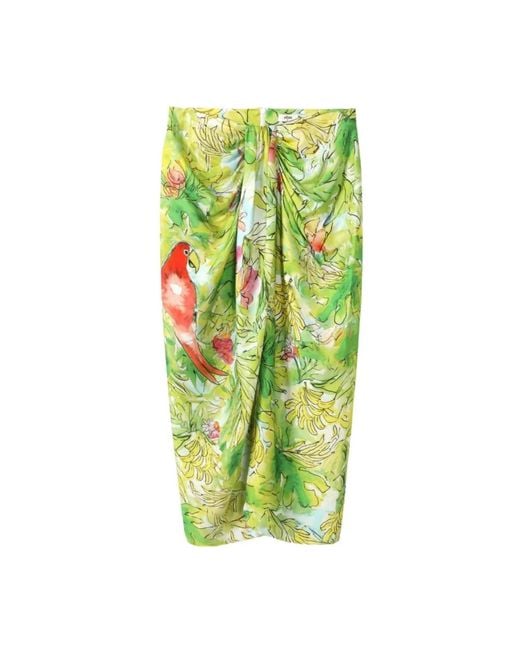 ME 369 Green Maxi Skirts