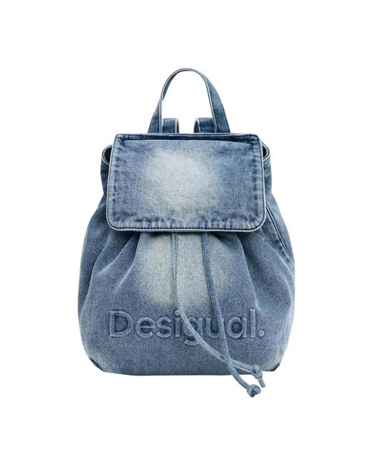 Desigual Blue Backpacks