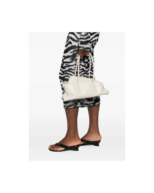 The Attico White Shoulder Bags