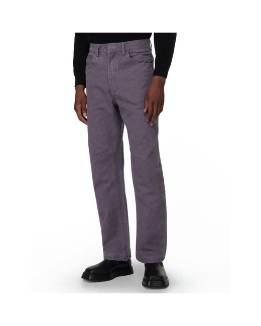 Entire studios Purple Straight Trousers for men