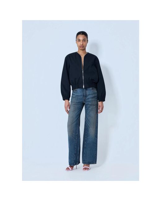 Alexander Wang Blue Bomber Jackets