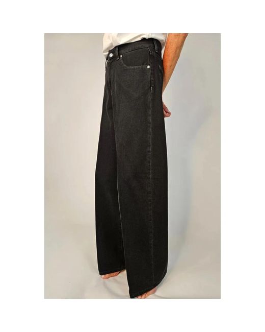 Nine:inthe:morning Black Wide Jeans