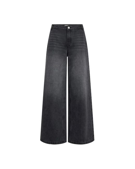 Sofie Schnoor Jeans ,Grijs ,Katoen Zwarte Jeans Model Snos 404 in het Blue
