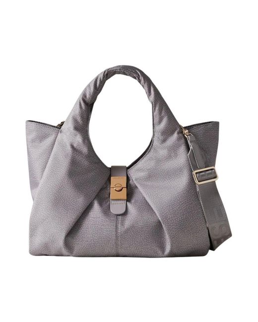 Borbonese Gray Cloud einkaufstasche