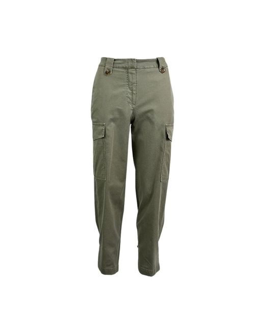 PT Torino Green Tapered Trousers