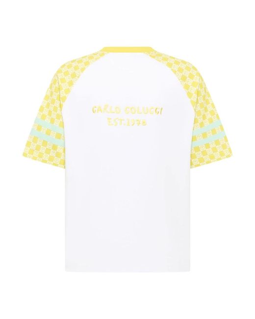 carlo colucci Yellow T-Shirts for men