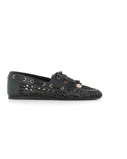 Ancient Greek Sandals Black Sailor Shoes