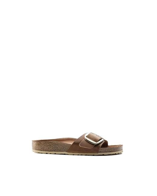 Birkenstock Brown Sliders