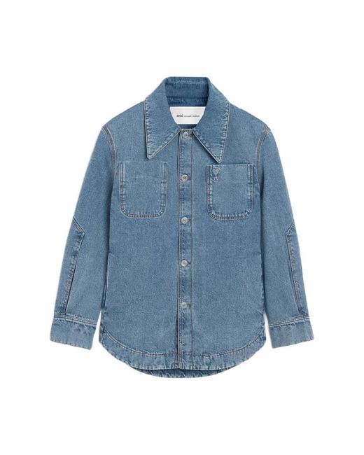 Denim Jackets di AMI in Blue da Uomo