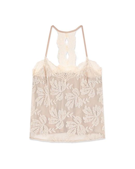 Sleeveless Tops Oltre de color Natural