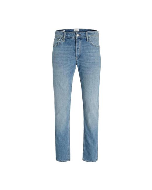 Jack & Jones Blue Straight Fit Jeans for men