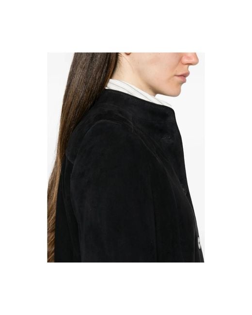 Forte_forte Black Leather Jackets