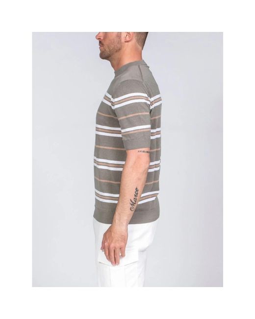 Peserico Gray T-Shirts for men