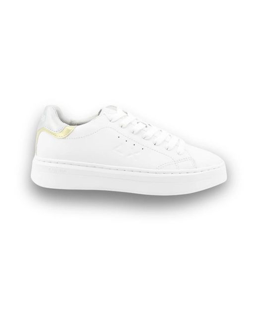 Sun 68 White Grace Leather