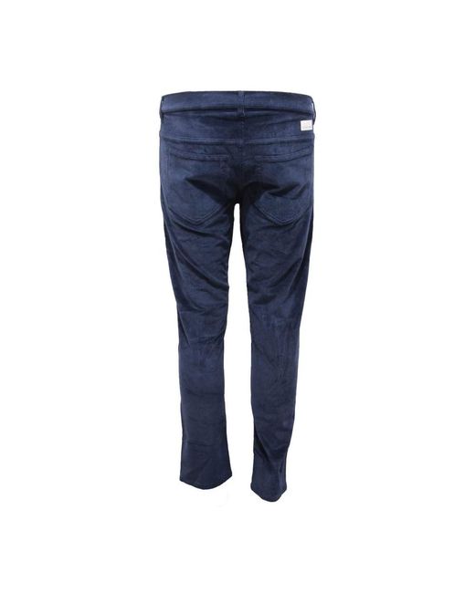 Nine:inthe:morning Blue Slim-Fit Trousers for men
