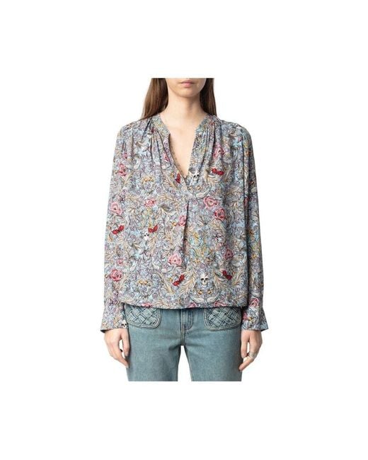 Blouses Zadig & Voltaire de color Gray