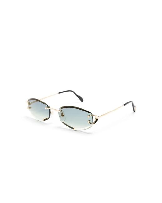 Cartier Metallic Sunglasses