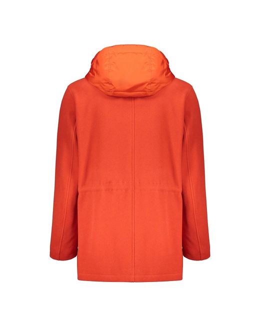 Herno Red Parkas for men