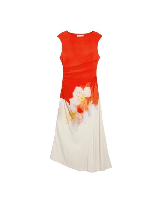 Desigual Red Maxi Dresses