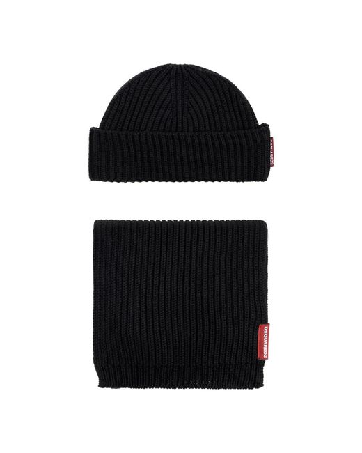 DSquared² Beanies in het Black voor heren