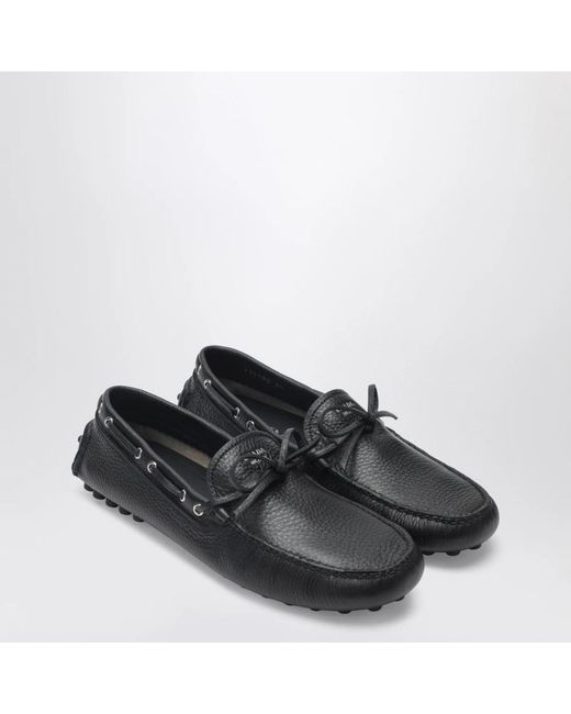 Prada Black Sailor Shoes for men