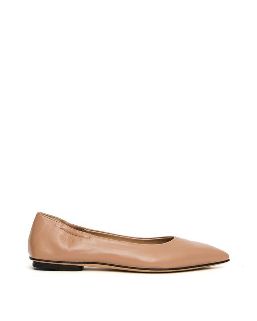 Pomme D'or Brown Ballerinas