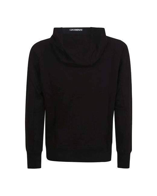 C P Company Zwarte Sweatshirt Met Ritssluiting in het Black voor heren