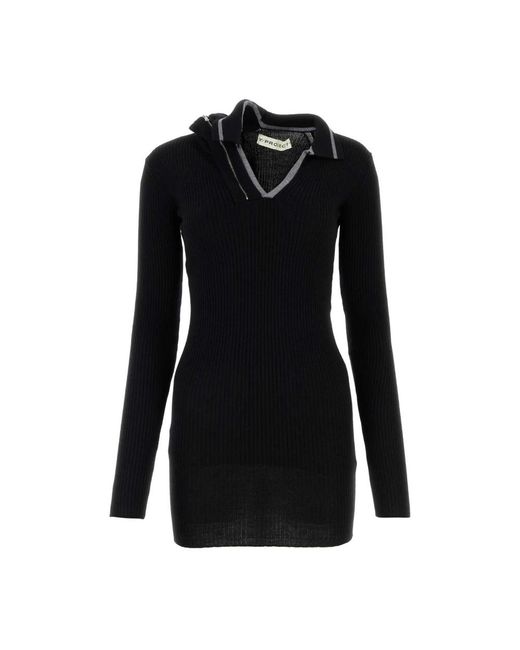 Y. Project Black Short Dresses